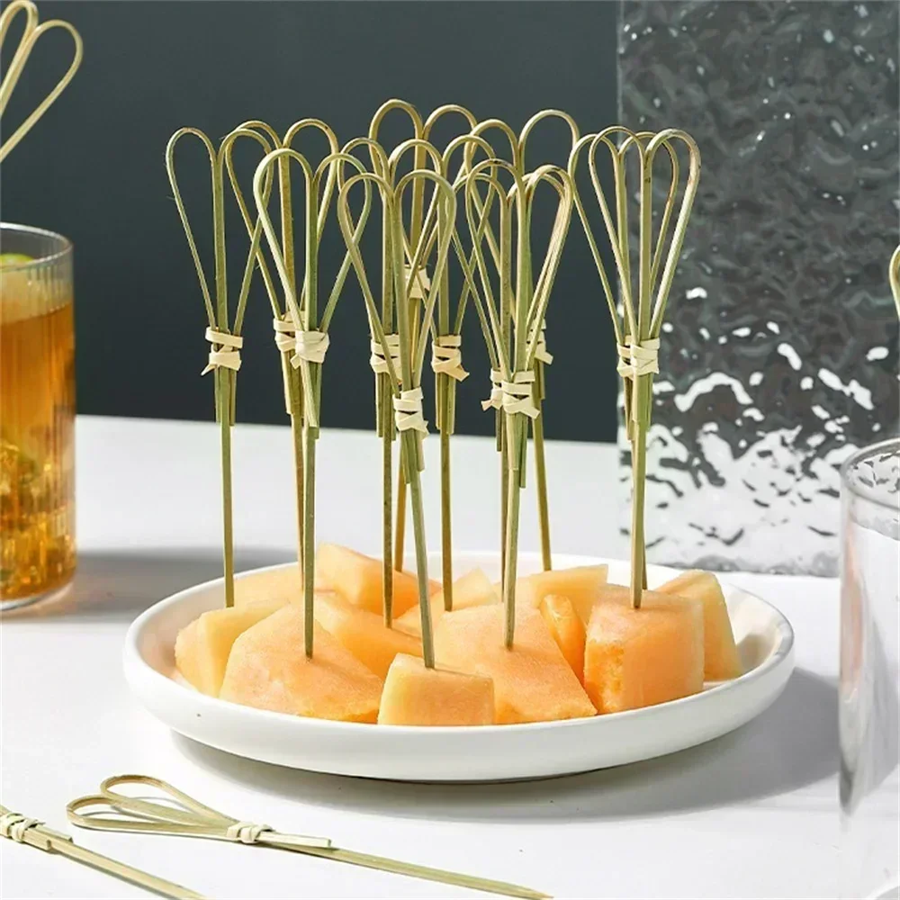 Bamboo Cutlery Set - 12cm Convenient Disposable Bamboo Forks Party