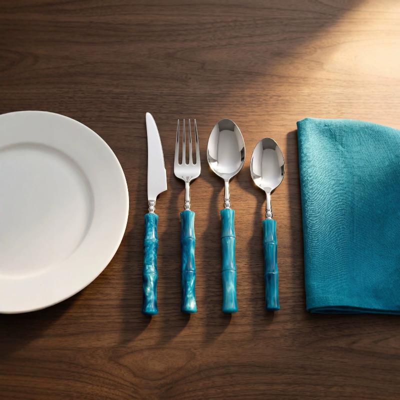 Durable Bamboo Handle Stainles - Bamboo Cutlery Set review and price