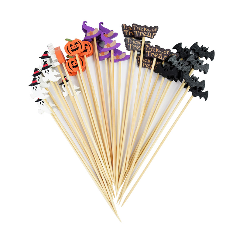 50/100Pcs Halloween Party Toot - Bamboo Cutlery Set review and price