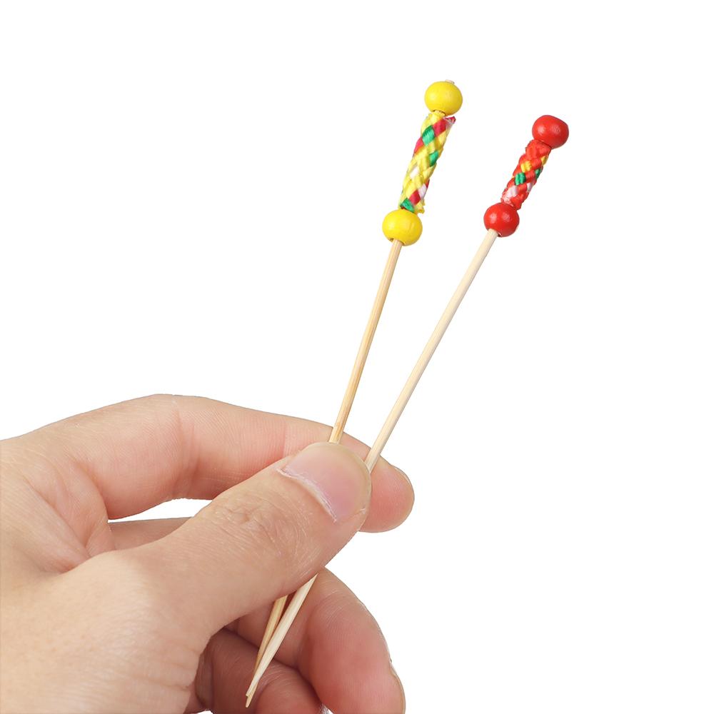 100Pcs Disposable Bamboo Picks - Bamboo Cutlery Set review and price