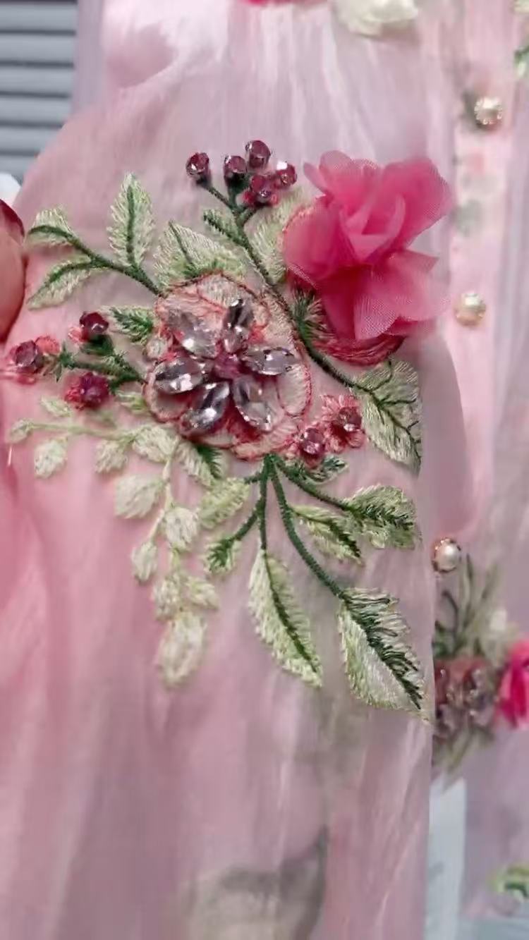 Luxury Style Flowers Embroider - Luxury Lifestyle Women review and price