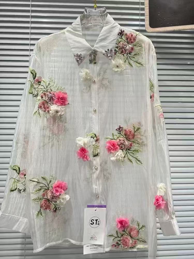 Luxury Style Flowers Embroider - Luxury Lifestyle Women review and price