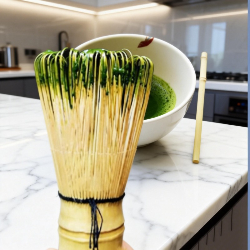 Japanese matcha tea whisk brus - Bamboo Cutlery Set review and price