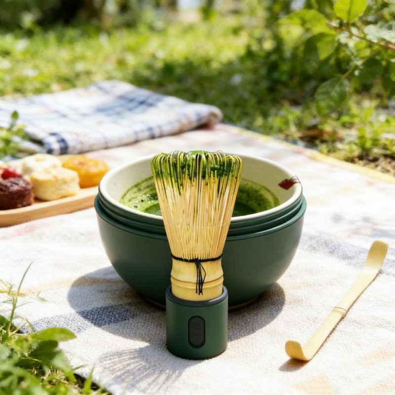 Japanese matcha tea whisk brus - Bamboo Cutlery Set review and price
