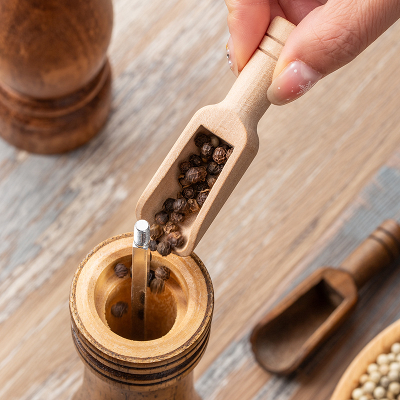2/5PCS Wooden Coffee Scoop Set - Bamboo Cutlery Set review and price