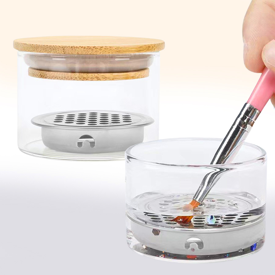 Nail Art Brushes Washing Cup N - Bamboo Cutlery Set review and price