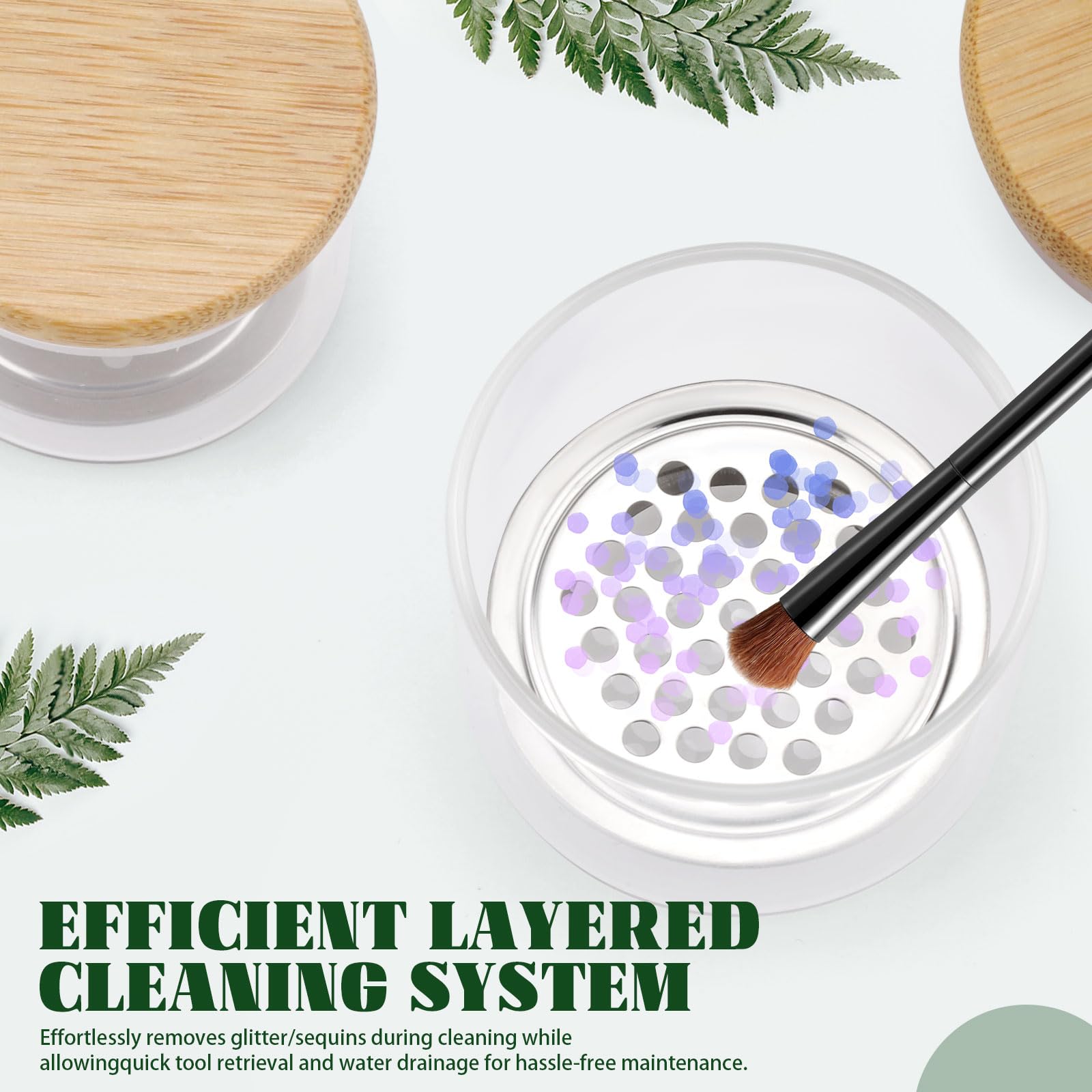 Nail Art Brushes Washing Cup N - Bamboo Cutlery Set review and price