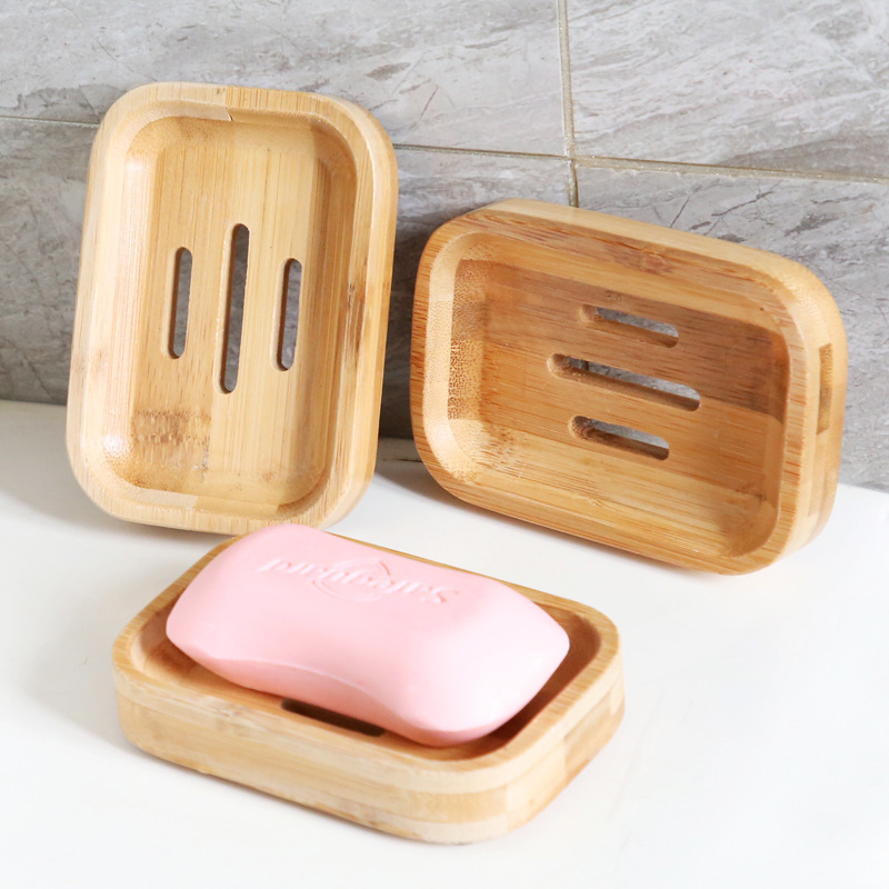 1 Pc Bamboo Wooden Soap Dish,  - Bamboo Cutlery Set review and price