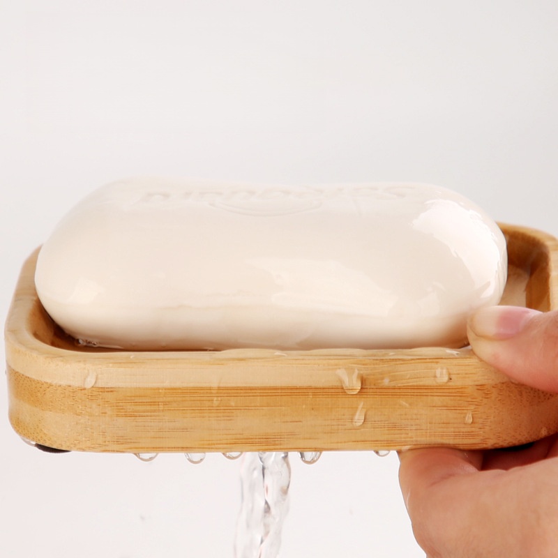 1 Pc Bamboo Wooden Soap Dish,  - Bamboo Cutlery Set review and price