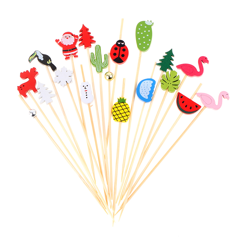 100pcs12cm Bamboo Pick Buffet  - Bamboo Cutlery Set review and price