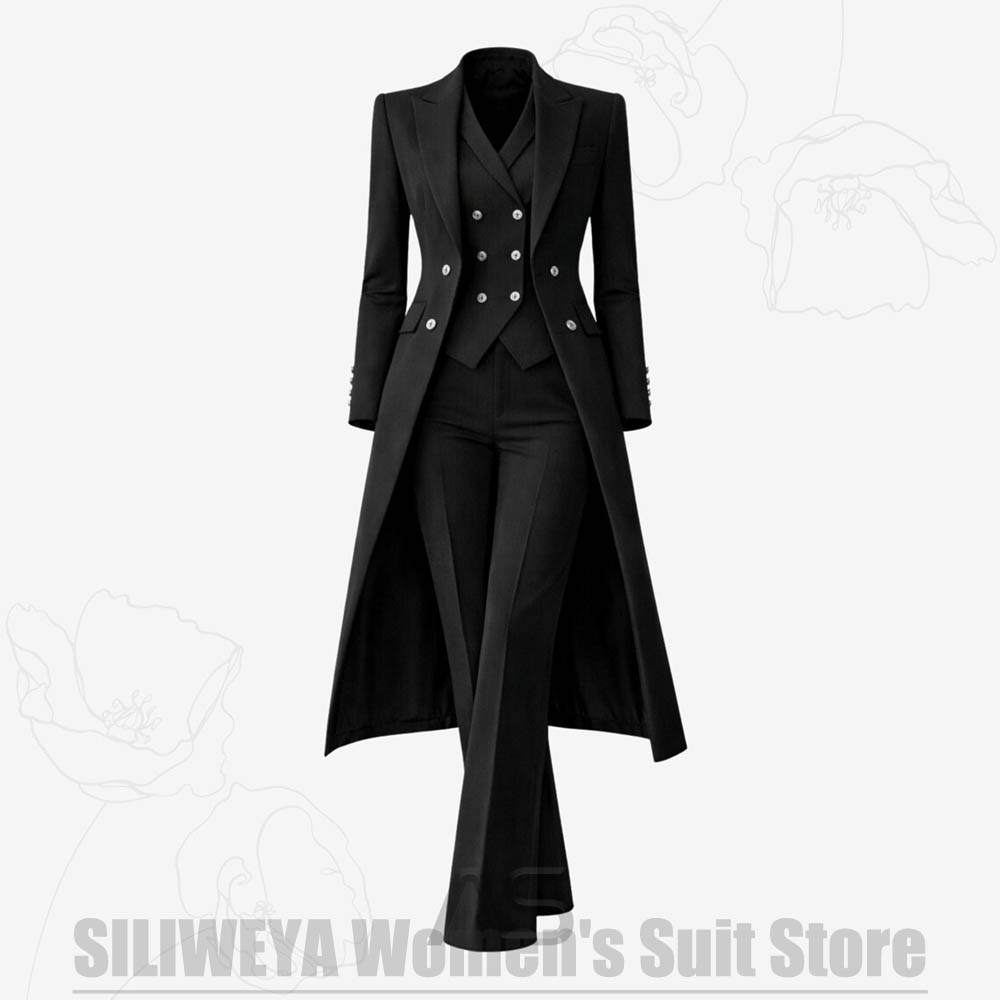 Women's Suit 3 Piece Double Br - Luxury Lifestyle Women review and price