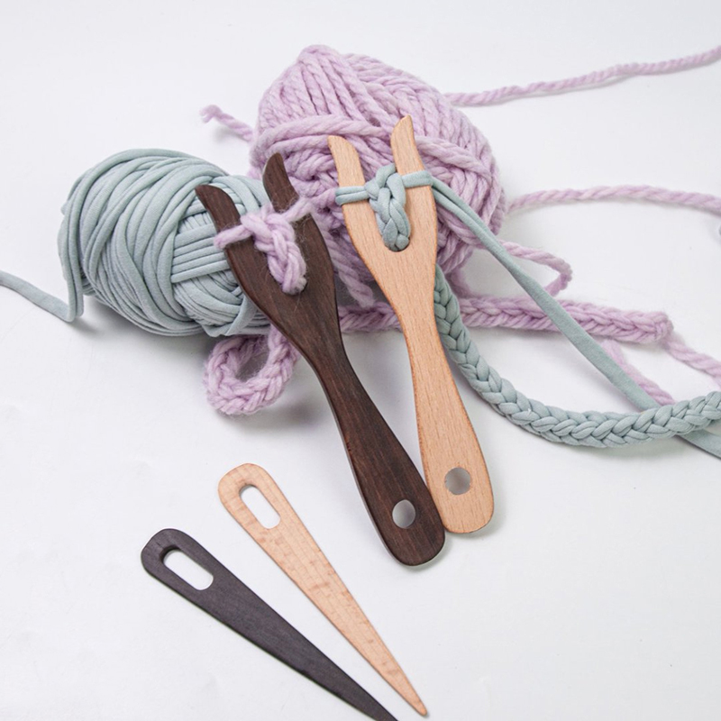 2Pcs Knitting Fork And Eye Nee - Bamboo Cutlery Set review and price