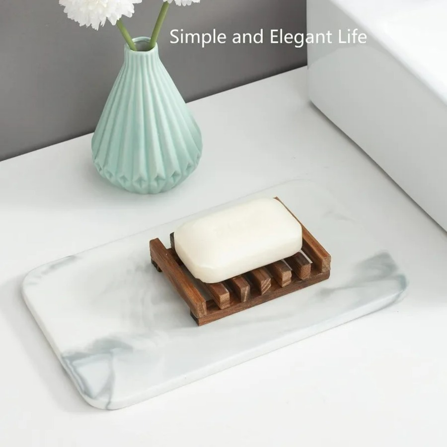 Wooden Soap Dish for Shower Ba - Bamboo Cutlery Set review and price